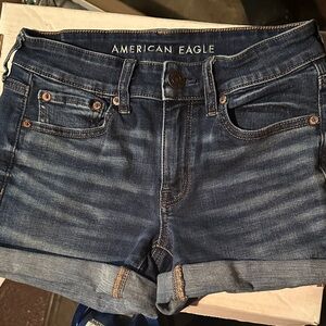 American Eagle Outfitters Dark Blue Jean Shorts